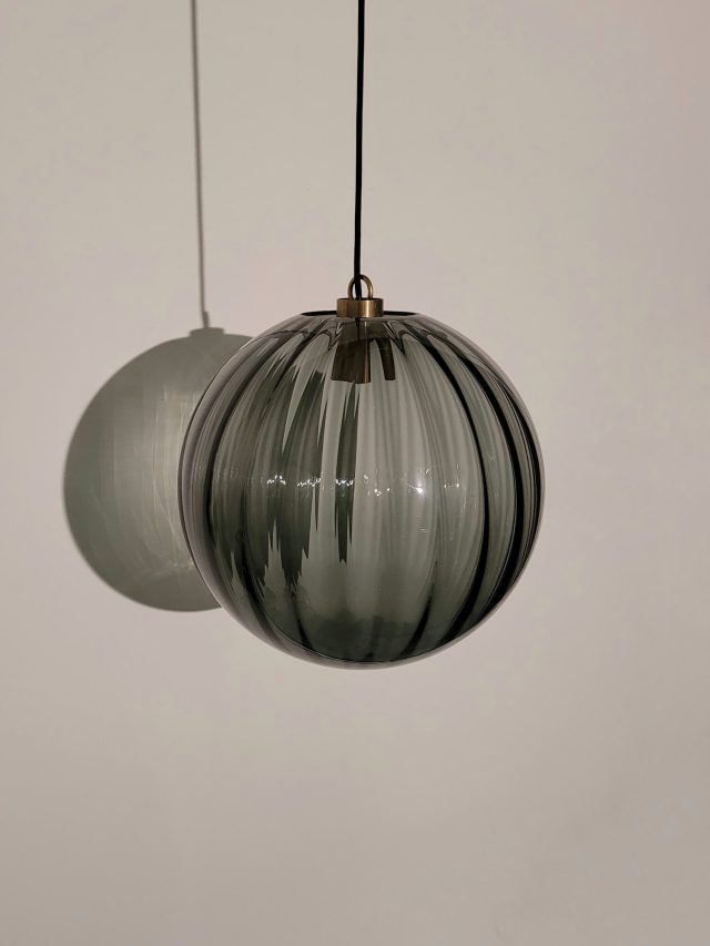 Luux Light Zeli Optic Pendant Lamp Glass