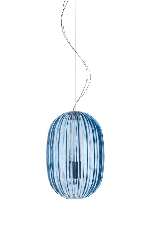 Foscarini Plass Media Pendant Lamp Blue